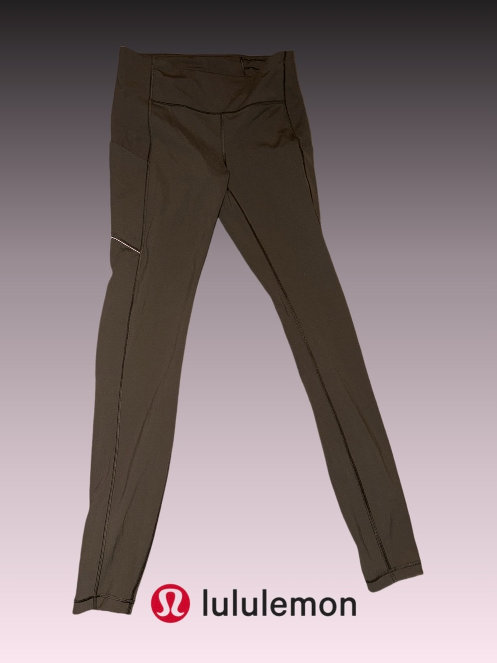 lululemon athletica High-Rise Olive Green Leggings 6